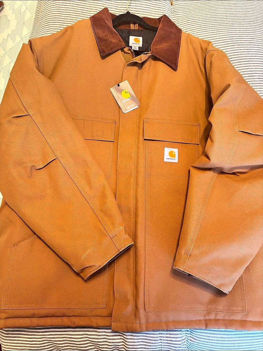 Carhartt Firm Insulated Traditional Brown Work Jacket Size 2XL NWT